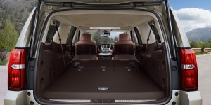 2015 Chevrolet Suburban Interior featuring Power Fold Flat Seats